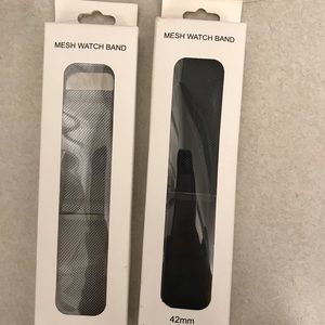 2 iPhone watch bands. Size 42mm.